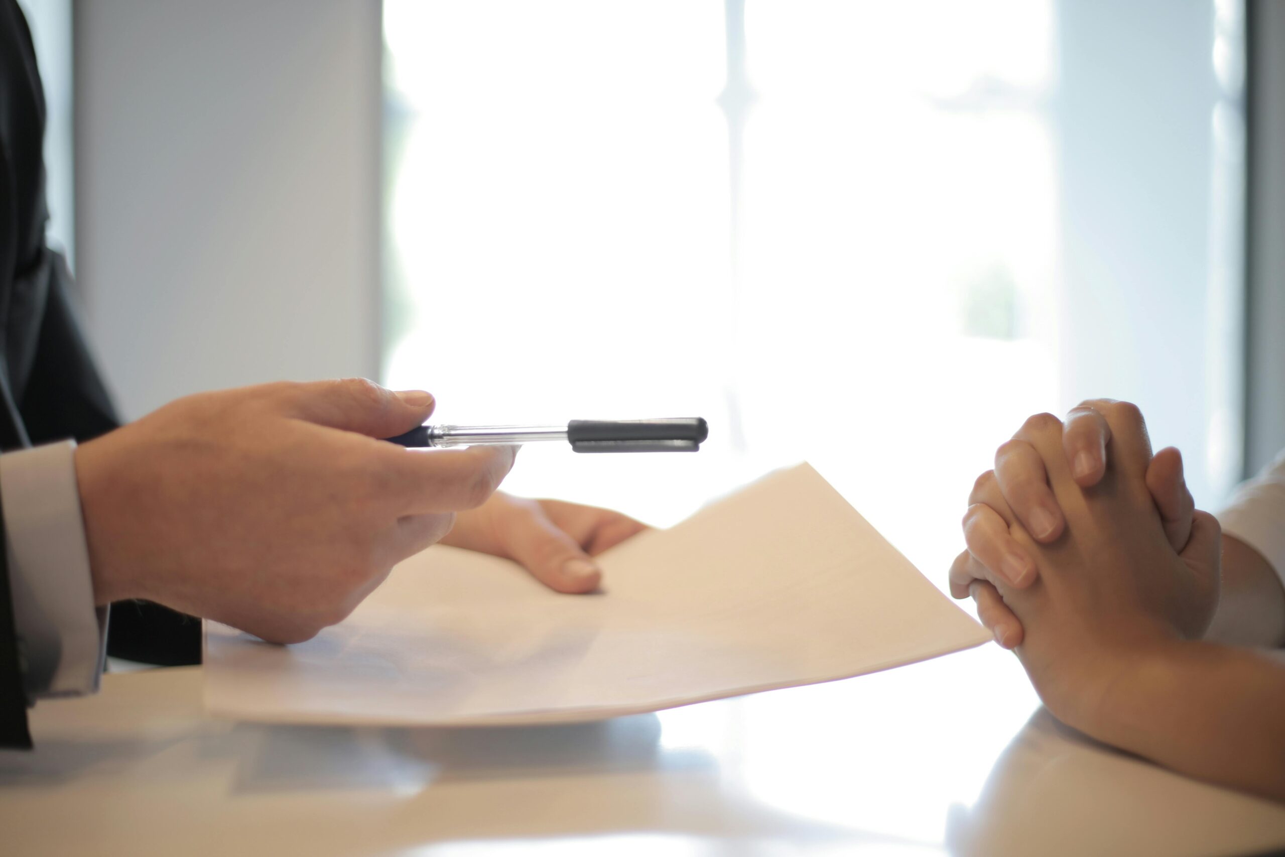 two people discussing pay for severance in thailand